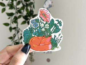 Fox in flowers